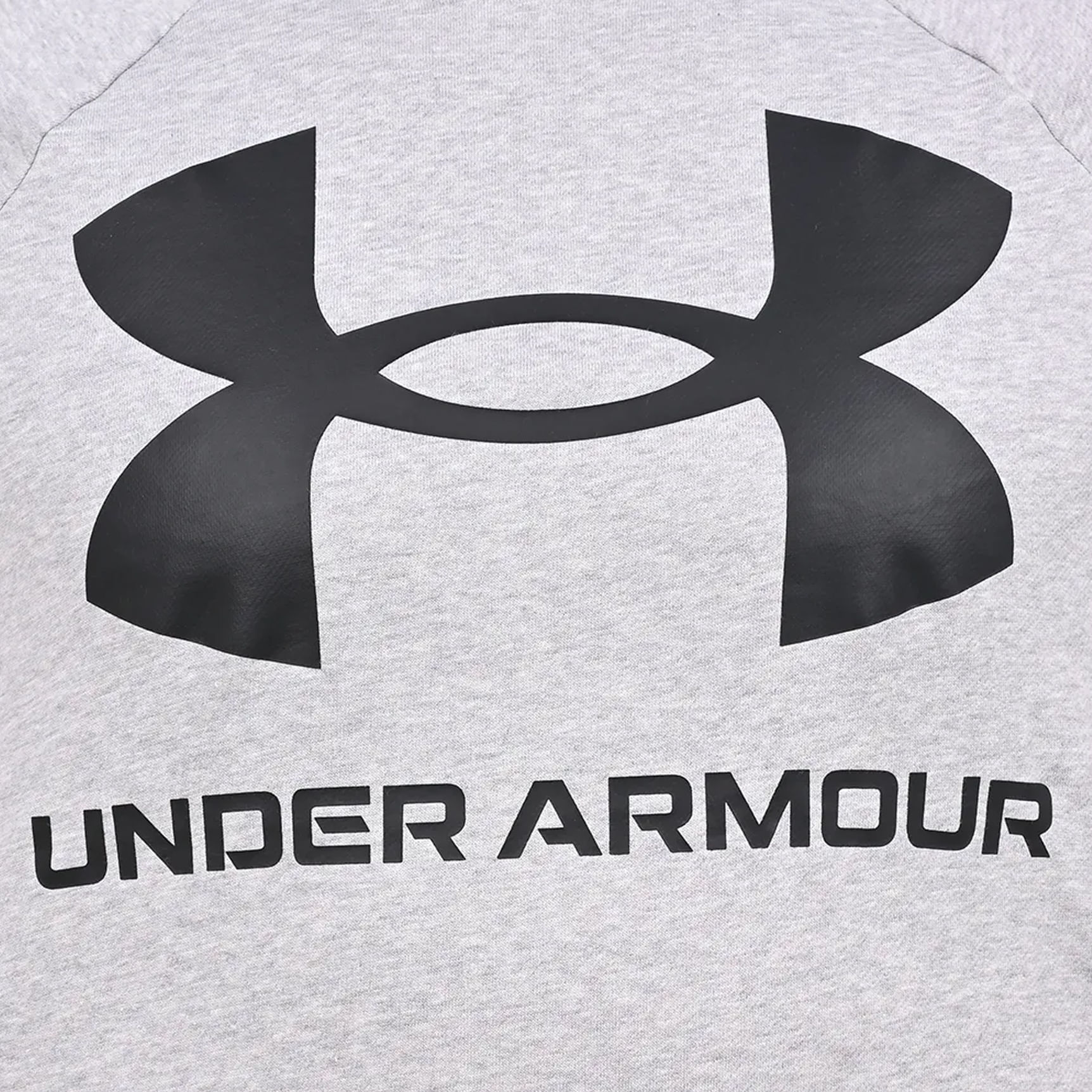Under Armour Moletom 1357093-MGLHBK Cinza Claro MesclaPreto Poliester -6-